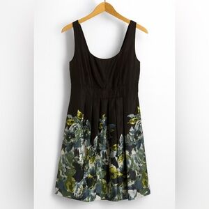 Vintage Y2K 90s Maurices floral satiny silky mini cocktail dress sz S Party Y2K